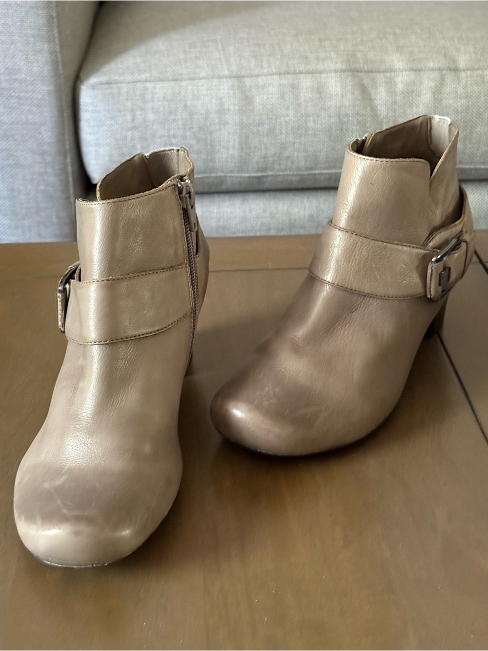 MARC SOFT WALK LEATHER ANKLE BOOTS EU 37